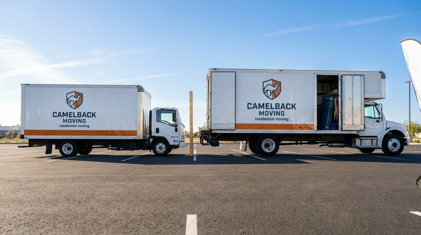 Moving truck size capacity guide in Ponderay